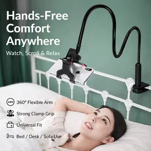 Universal Mobile Phone Holder Flexible Lazy Holder Adjustable Cell Phone Clip Home Bed Desktop Mount Bracket Smartphone Stand