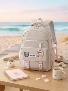 Macaron Color Backpack for College Students  | Waterproof, Lightweight & Large Capacity Laptop Bag