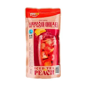 YOU US Korean Peach Iced Tea 340ml - Refreshing Korean Convenience Store Drink, GS25 Same Style