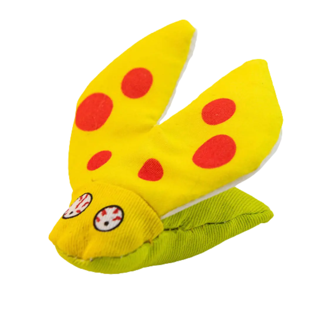Yeowww Lady Krinkle Bug Catnip Toy - Soft and Plush Design for Cats
