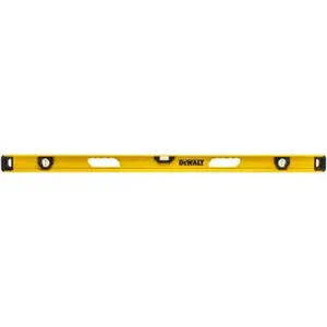DeWALT Magnetic 48" Long 3 Vial I-Beam Level Aluminum, Yellow DWHT42167