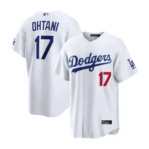 Men's Los Angeles #17 Ohtani White Sport Shirt