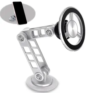 Magsafe Car Mount Stand, 360° Rotating Magnetic Phone Holder, Hands-Free Car Accessory, Cell Phone Mount, Adjustable Dashboard & Windshield Mount