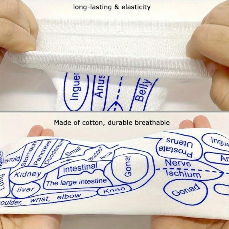 Reflexology Foot Massage Socks, 4 Counts/set Foot Massage Socks with Manual Massage Tool, Foot Relief and Acupressure Socks, Body Care, Lightweight