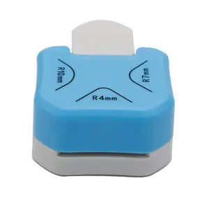3 in 1 Paper Corner Rounder Punch with 4mm, 7mm, and 10mm blades for precision cutting in crafts, scrapbooking, card making, photo cutting, and DIY projects