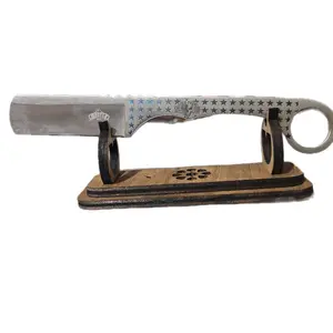 CUSTOM ENGRAVED LIVE FREE  PUNISHER SKULL FRUIT KNIFE