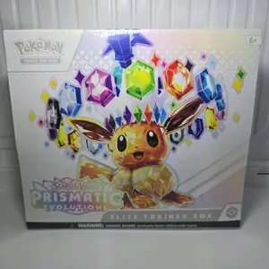 Pokémon Prismatic Evolutions ETB *Ripped Live