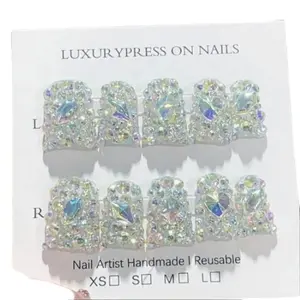 NAILROSY Handmade Press-On Nails Kit Almond Pink Silver Butterfly Pearl Cat Eye Elegant Minimalist Old Money Japanese Style Modern Korea Fresh Design Sheet Included 10 Pieces Perfect Fit Reusable Collectible