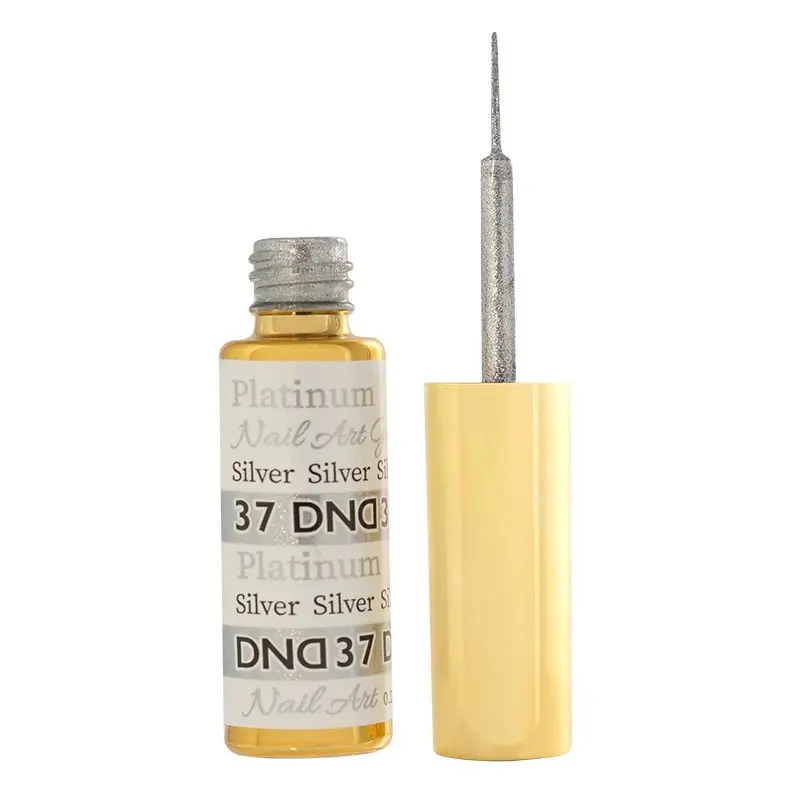 DND Platinum Silver Liner Gel #37 nail care nail art