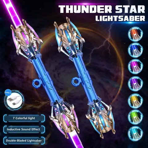The laser sword toy can expand the sword whose light rises with the motion-sensitive sound. The cool luminous toys at boys' and girls' parties are favored, perfect cool gifts.