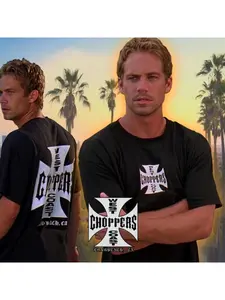 Summer Fashion T Shirt Women Men Cotton West Coast Choppers Print T-Shirt Casual Short Sleeve O-Neck Tshirt Vintage Clothing Tee