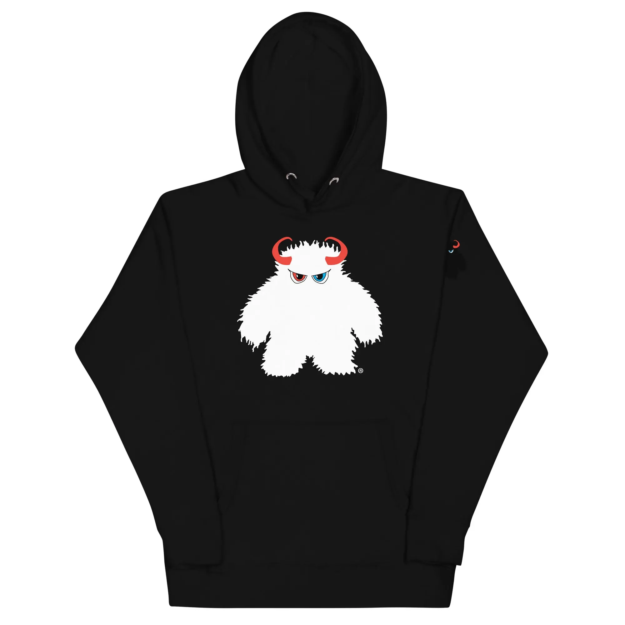 Monstrous Flagship Unisex Hoodie (White Monster)