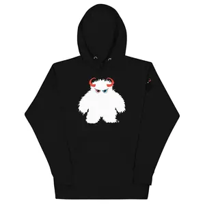 Monstrous Flagship Unisex Hoodie (White Monster)