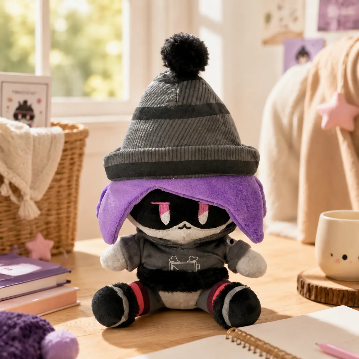 Plush, Murder Drones Plush Doll, Soft Stuffed Anime Robot Plushie Toy, Collectible Character Plush for Game & Animation Fans, Kids Birthday Holiday Gift sohochic