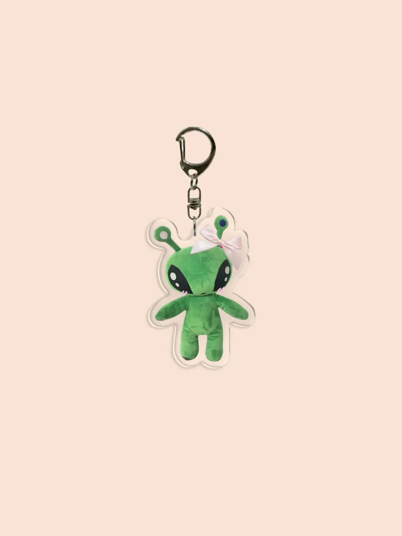 Funny Alien Acrylic Keychain, Face, Alien Cat, Sad Cat Pendant, Backpack Charm, Phone Accessory, Wallet Clip, Friend Gift, Keychain Attachment, Funny Keychains