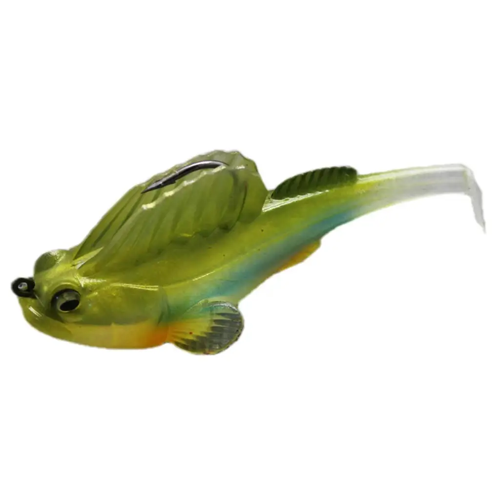 Ultimate Lure Pre-Rigged Weedless Bait with Paddle Tail 0.5oz/ 3.15in Saltwater Jig Head Soft Plastics Swimbaits for Bass Fishing