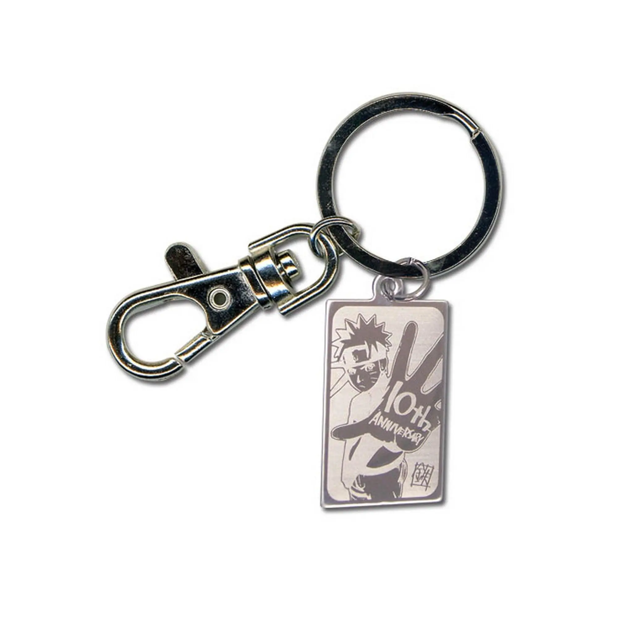 Naruto Shippuden - Naruto Uzumaki 10th Anniversary Metal Keychain