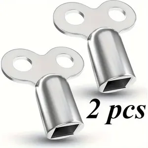 2pcs Durable Zinc Alloy Radiator Bleed Keys, High-Quality with EU Standard Connector Thread, Ideal for Plumbing Maintenance, Vent Key, Heating Vent Valves, Radiator Bleed Key