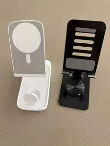 Phone holder, magnetic wireless charger