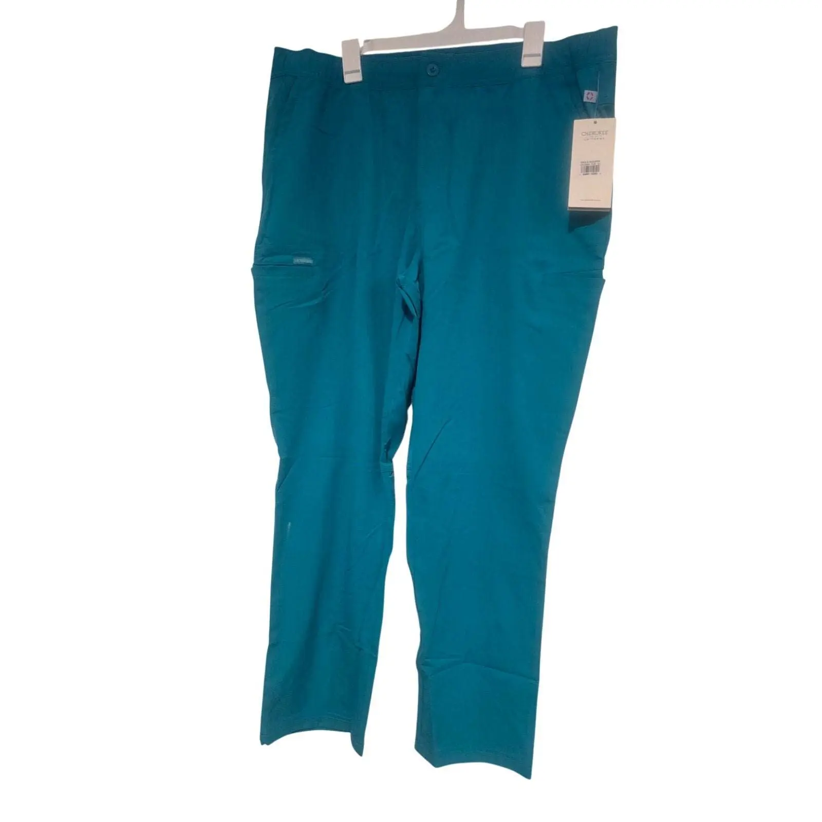 Cherokee Euphoria Men’s XL Teal Blue Cargo Scrub Pants CK205A NWT