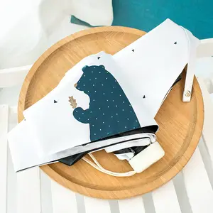 Mini Sun umbrella for both rain and sun protection UV soft sister umbrella cute