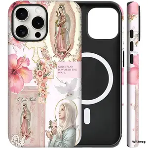 Faith Theme Virgin Mary MagSafe Phone Case 🙏 | The Most Uplifting Winter Phone Case for iPhone 17 Pro Max/16/15/14 vr device Reinforced Nutcracker mobile lens camera guard durable leopard pattern anime holiday charm matte privacy strawberry funny gift ide