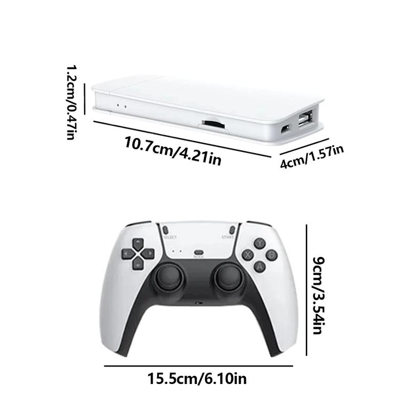 M15 Plus Retro Game Console Stick with 20,000+ Classic Games, Controller Included, Upgraded Gaming Experience for Nostalgic Gamers