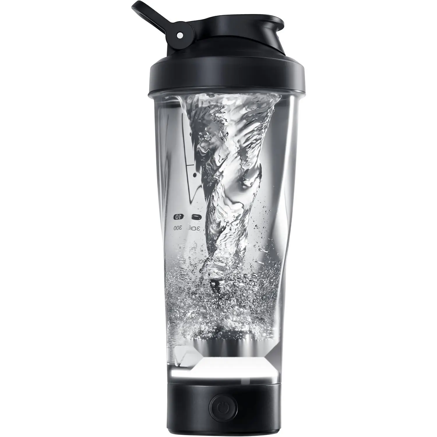 VortexBoost Electric Shaker Bottle, USB C Rechargeable Protein Shake Mixer, Shaker Cups for Protein Shakes and Meal Replacement Shakes, BPA-Free, Made with Tritan, Black