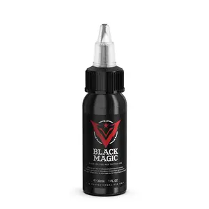 XTREME Ink - GO2 Black & Black Magic - Highly Concentrated, Smooth Application, Sterile, Vegan & Safe 1 oz Bottle Halloween Makeup