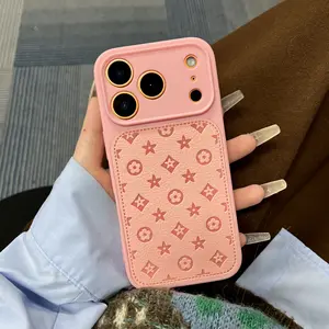 Luxury leather-textured phone case for iPhone 17/16/15/14/13 Pro/Plus. This stylish new case features full-edge protection against drops and shocks, making it the perfect choice for personal use or gifting. iPhone 17 Plus Case / iPhone 16 Plus Case