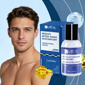 Men's Repair Shaving Cream Essence, Simple Professional Skincare Liquid, Relieves Shaving Discomfort, Daily Shaving Care, Men's Grooming