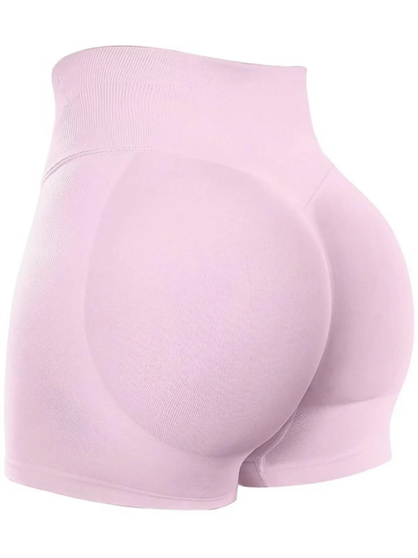 Women's Solid High Waist Gym Shorts, Breathable Comfortable High Stretch Skinny Shorts, Ladies Sportswear for Indoor Outdoor Wear, Activewear