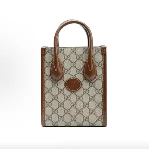 Pre-owned GUCCI Retro GG Supreme Monogram Mini Tote Piano Bag Hand Shoulder Crossbody Bag