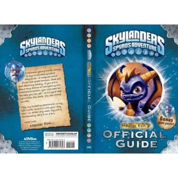 USED Book - Skylanders Sypro's Adventure: Master Eon's Official Guide (Skylanders Universe) by Shubrook Bros. Creative (Paperback) - english