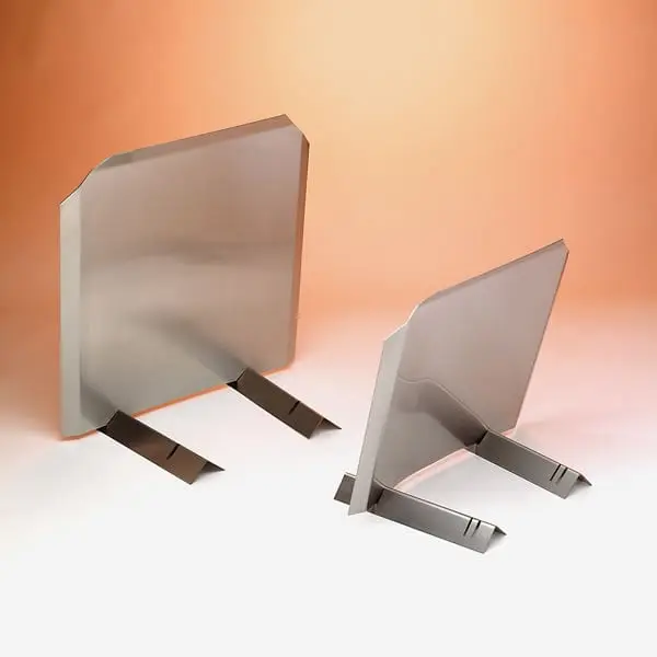 Homesaver Metal Radiant Chimney Fireback, 14-Ga 304-Alloy Stainless Steel, 15 in W x 15 in H