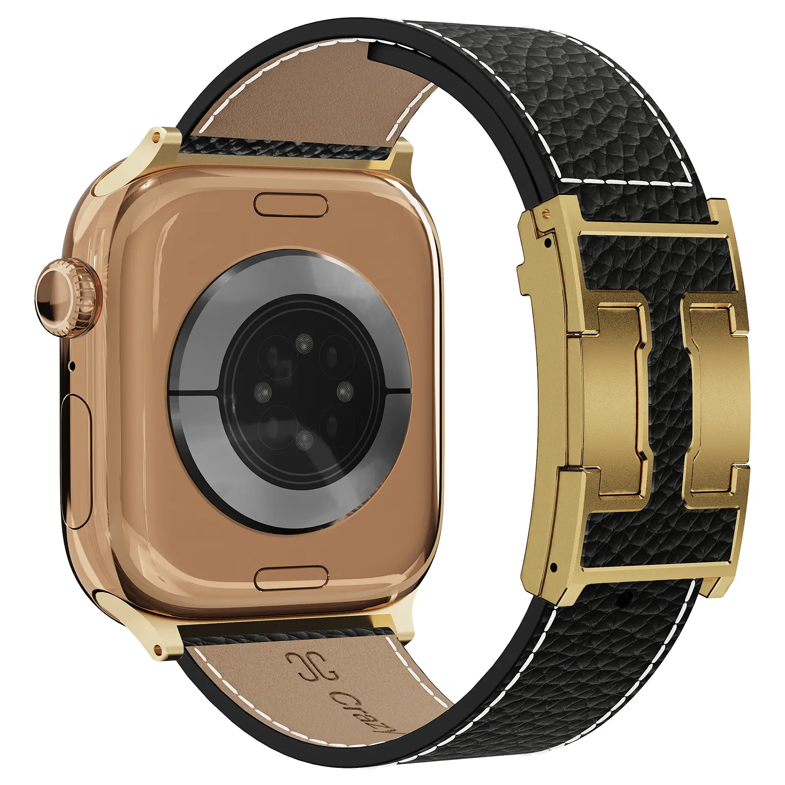 Black Band+Gold Buckle