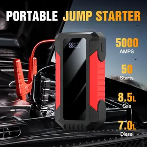 T45  12V Car Jump Starter with LCD Display, USB-C & QC Fast Charge, LED Light, and Safety Protections. Portable Battery Booster for Dead Engines, Cold Weather, Cars, Trucks, SUVs & RVs—Your Ultimate Emergency Roadside Power Bank.