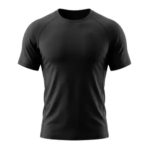Men's Short Sleeve Compression Shirt - High Elastic Quick Dry Muscle Fit Workout T-Shirt, Breathable Athletic Base Layer Top for Gym Training & Running