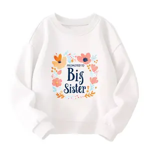 Big Sister Shirt Toddler Shirts Promoted to Big Sister Announcement Big Sis Hoodie Little Kids Top 2-13T 2-13Y Sweatshirt