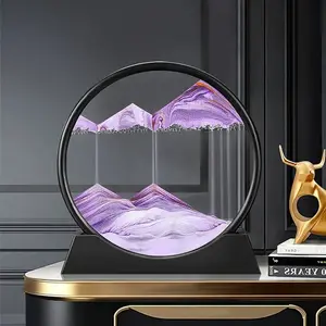 3D Moving Sand Art Lamp – Relaxing LED Night Light Decor