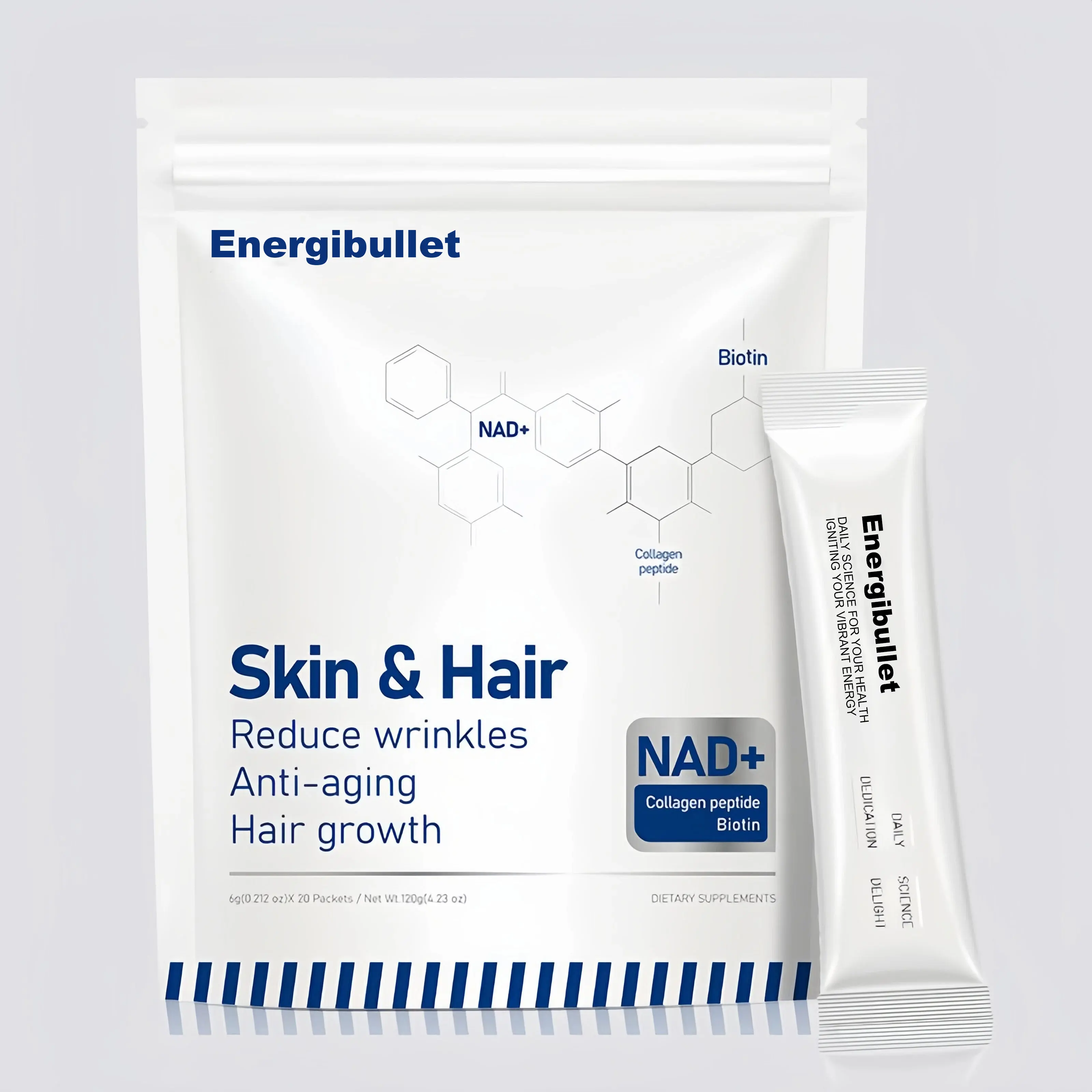 DSDD NAD PLUS+Biotin+Collagen Berry Flavor Drink Mix for ANTl 