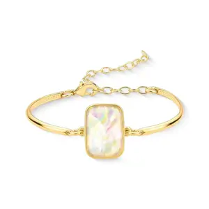 18K Gold‑Plated Bracelet — Elegant Gold‑Fill Bangle for Everyday Glam