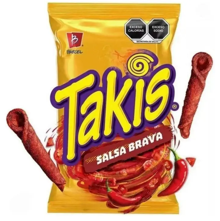 barcel takis salsa brava Mexican snacks BIG 240g bags pack of 3