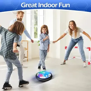 Illuminated Hover Football - an aerodynamic floating football toy for teens ages 3-8, perfect for parties and gifts