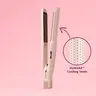 FHI Heat AEROSTYLE 1" Curated Collection Styling Iron - Smooth Hair Straightener & Curler, 2-in-1 Straightening Tool, Ceramic Tourmaline + Ionic Tech, 320°-430°F, Worldwide Voltage, Automatic Shut Off, Silky Straight Hair Result