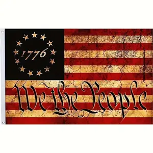 Tapestry  We The People 1776 Constitution Flag -  Polyester American Patriotic Outdoor Banner for Home and Yard Decoration 60X40