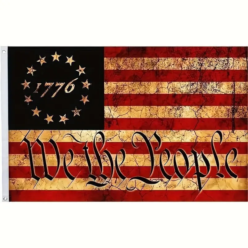 We The People 1776 Constitution Tapestry - Polyester American Patriotic Outdoor Banner for Home, Yd Decor, Holiday Decorations bedroom decor leopard room decor anime room decor cheap bedroom decor tapestry
