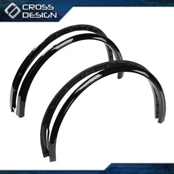CROSSDESIGN Wheel Fender Flare 4-Piece Set, Automotive Car Accessories for 2020-2022 Tesla Model Y Vehicle Wheel Arch Cover, Mud Flaps & Splash Guards