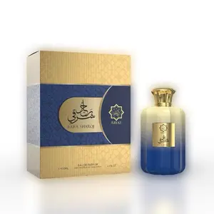 ABYAT Rajul Sharqi Eau de Parfum - Jasmine Scented Perfume in Elegant Blue Bottle with Gold Accents 100ml