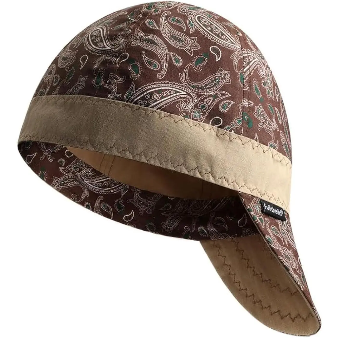 MELLOW MORNINGS Reversible Cap Resistant CAT 2 Protective FR Welder Hats 6 Pannel Lightweight Printed for Men